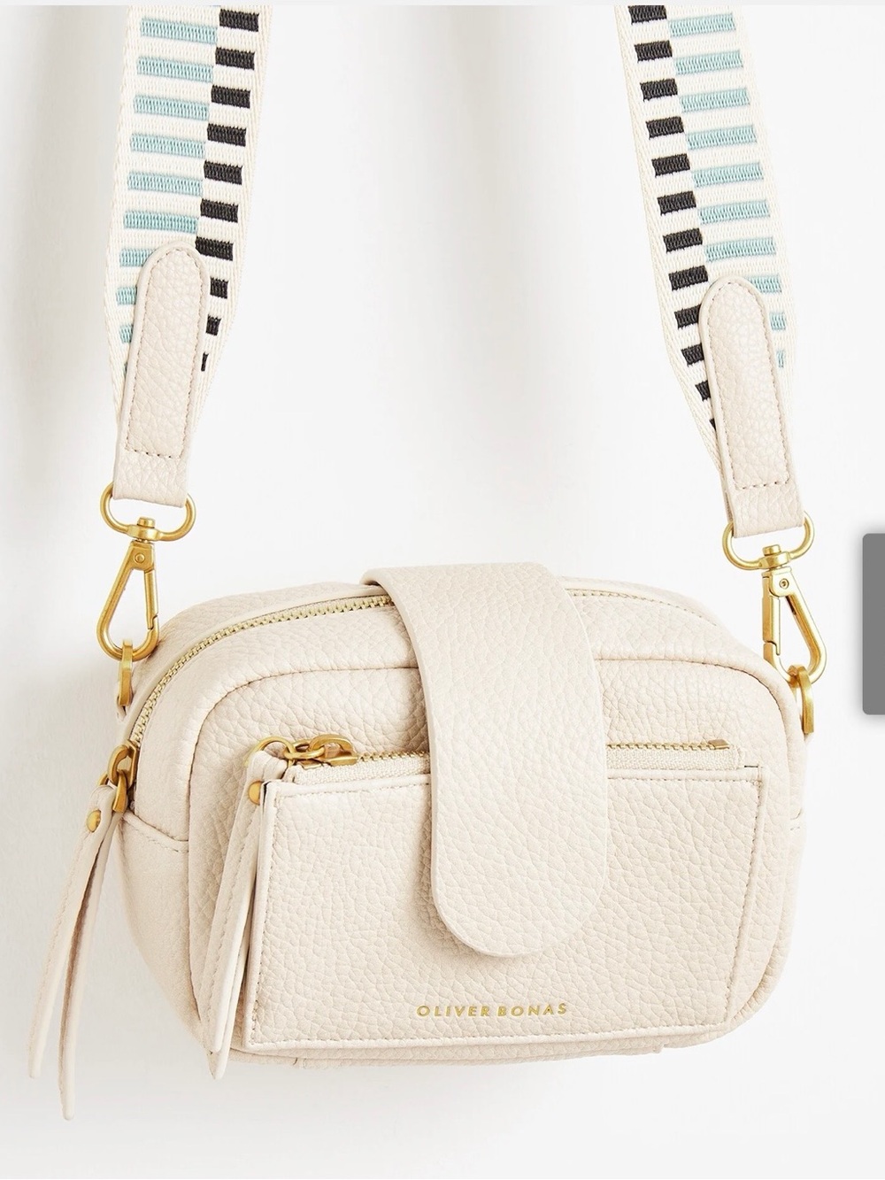 Cora Cream Crossbody Bag